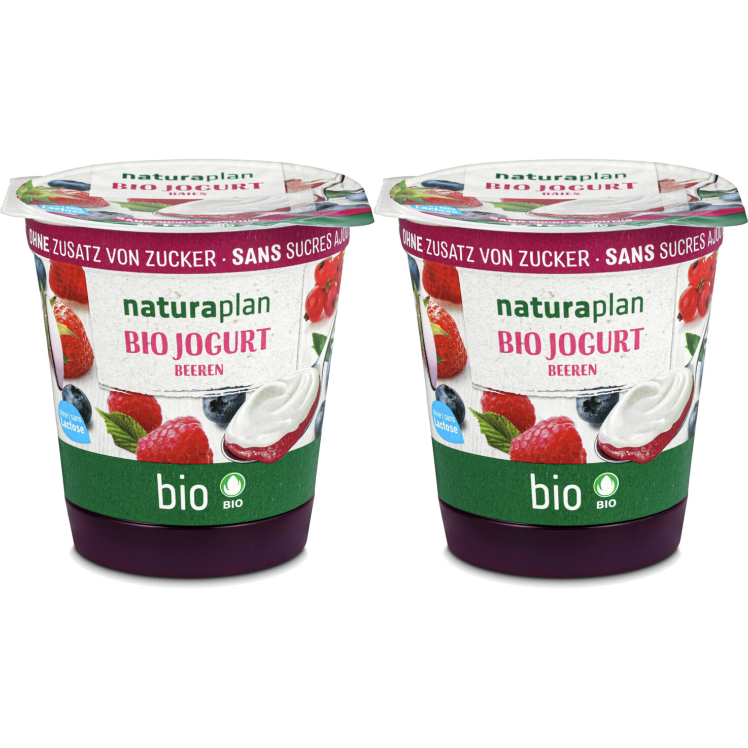 Naturaplan Bio Joghurt Beeren 2x150g