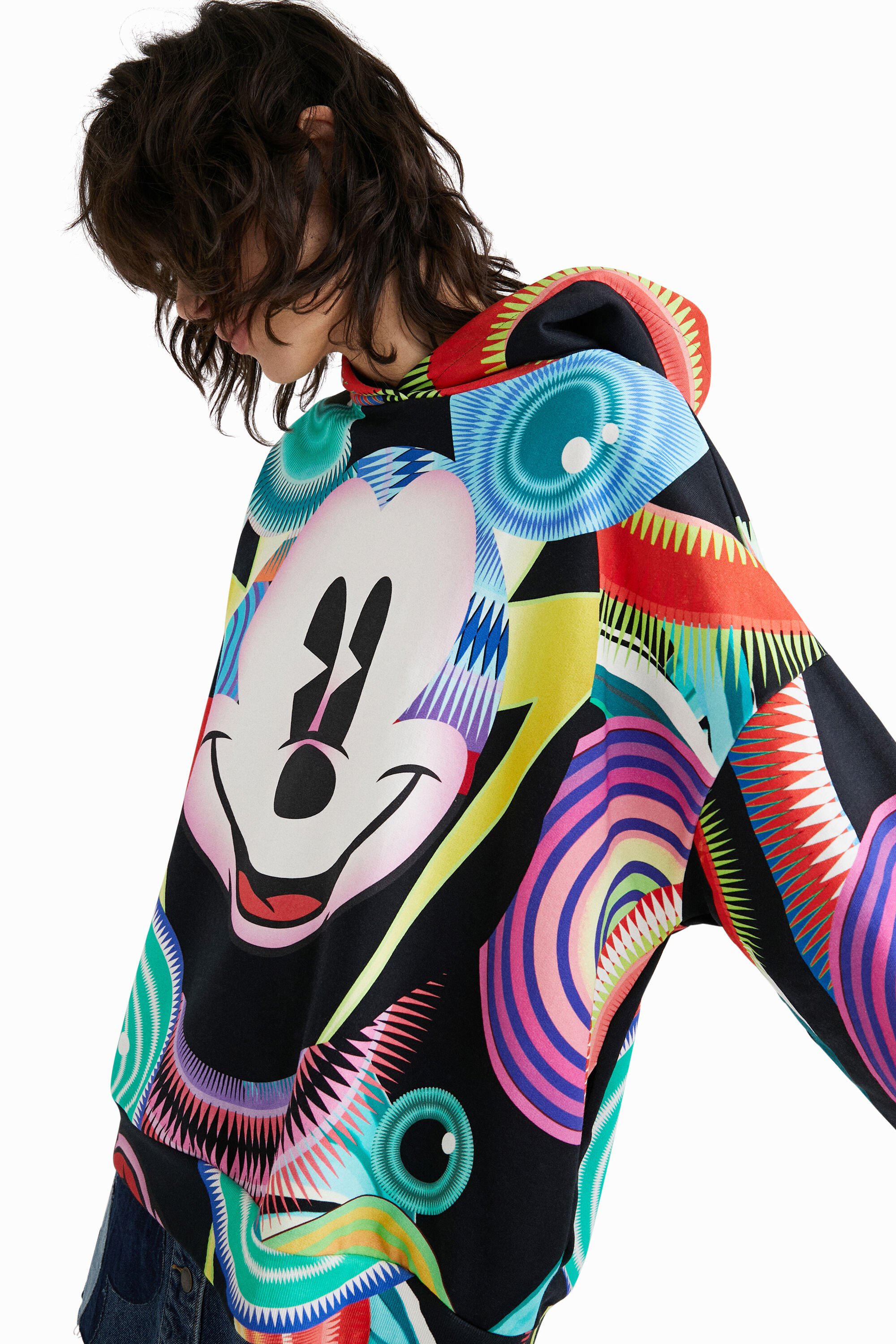 Sweat-shirt oversize Mickey Mouse M. Christian Lacroix