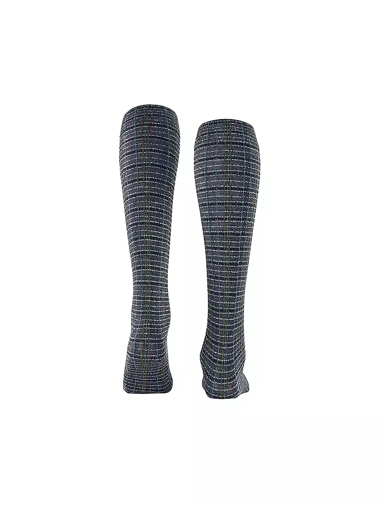 FALKE Kniestrümpfe DORMANT TWEED royal blue blau