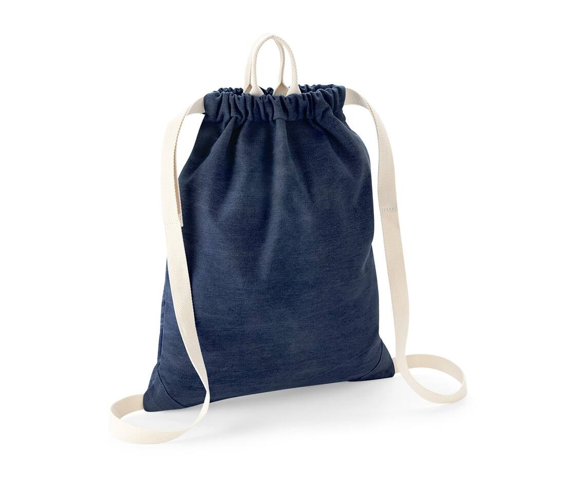 Bag Base BG642 - Sac de gym en denim