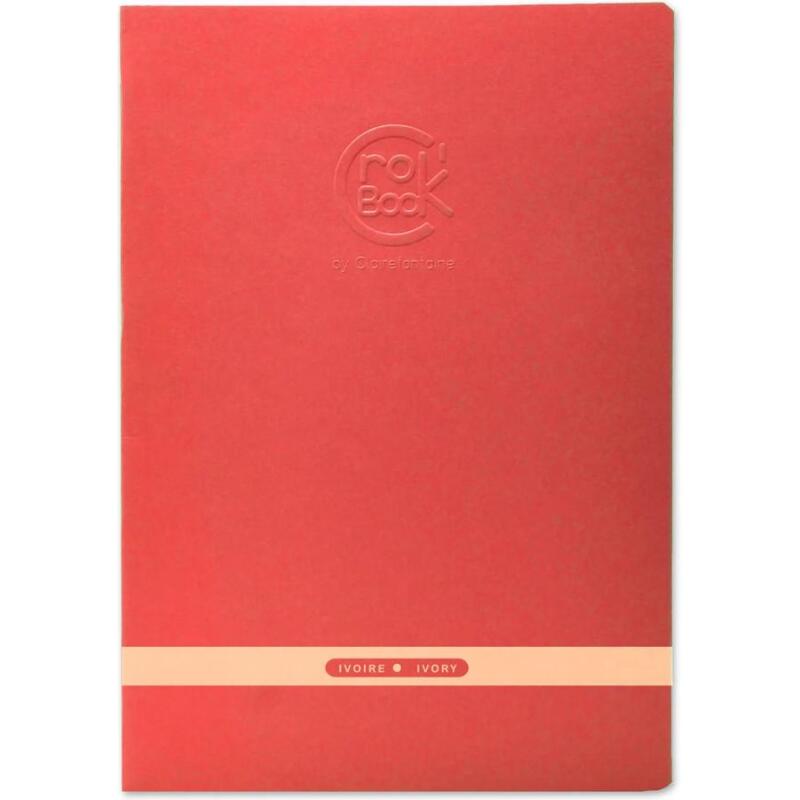 Crok'Book carnet piqué 24F A3 90g papier ivoire F - Aléatoire