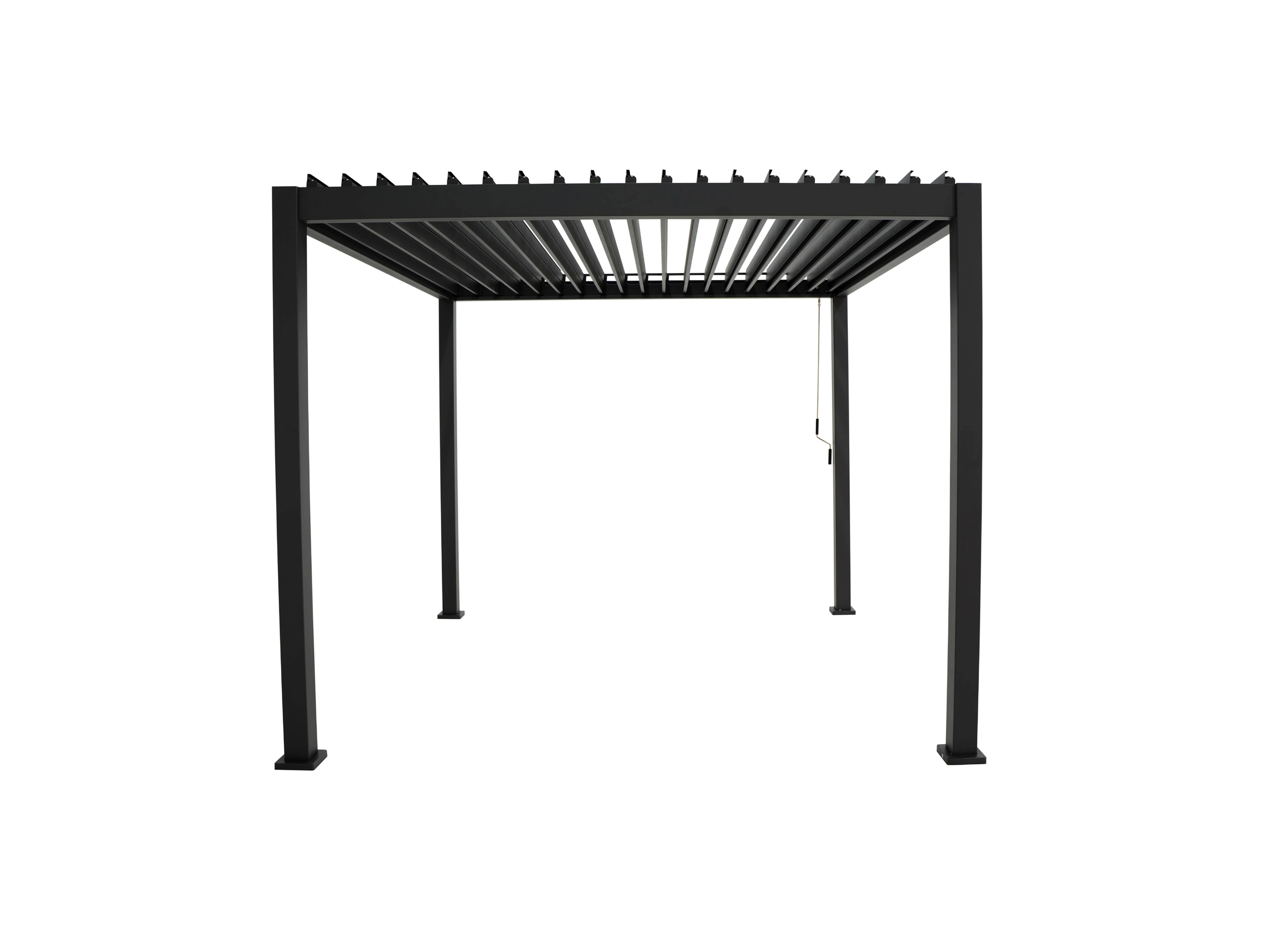 Mirador Deluxe 300 x 300 cm overkapping - antraciet