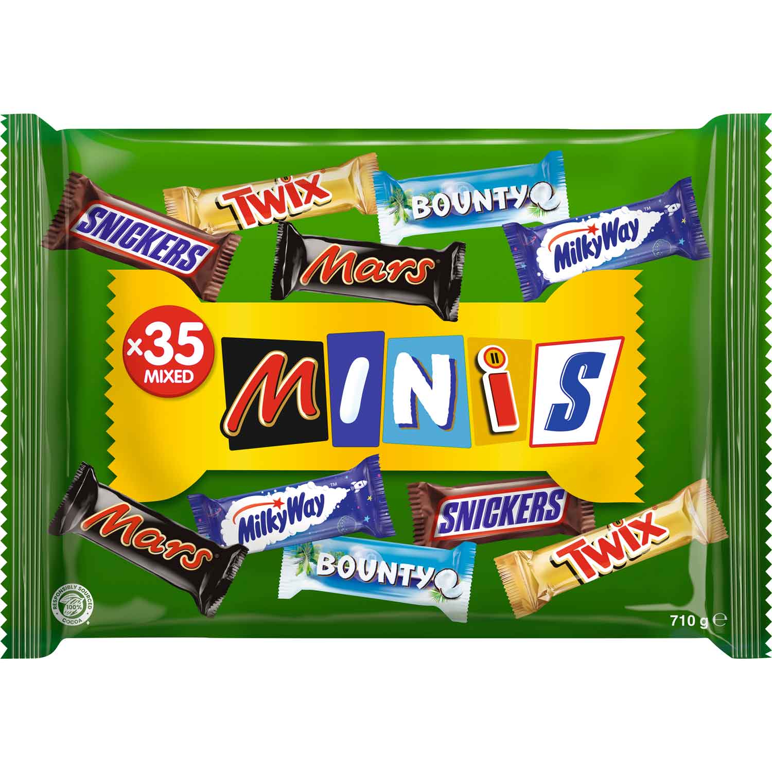 Mars Mixed Minis Schokoriegel 35er Mix 710g MHD:2.11.25