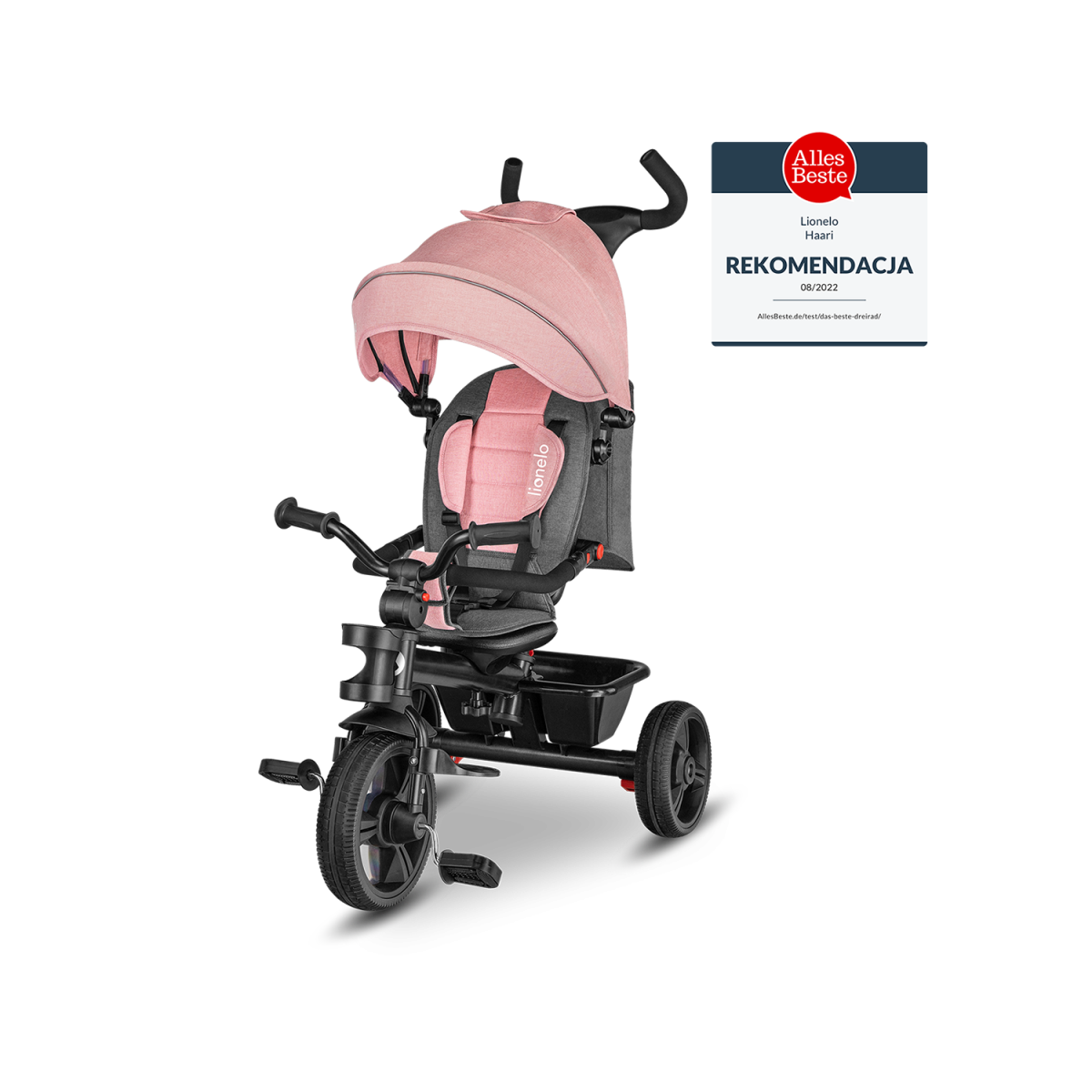 Tricycle évolutif Haari bubblegum