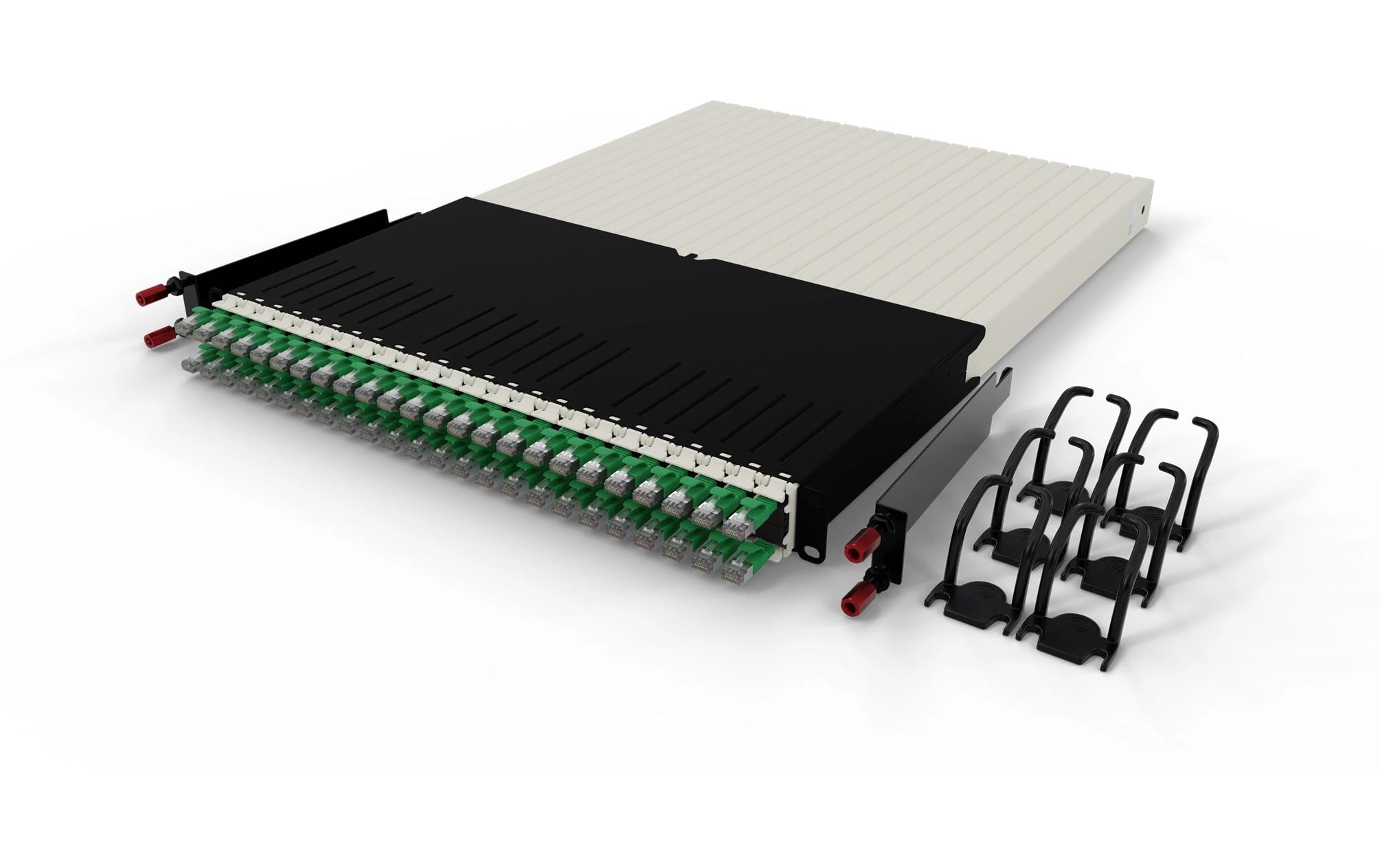 patchbox.one / 30RU / Cat 6A, STP, 1.8 m, Grün<br>All-in-One Lösung für Ordnung im Netzwerkschrank