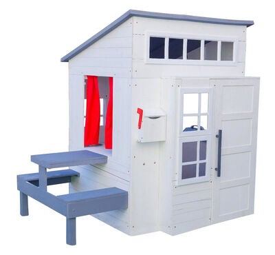 KidKraft Modern Outdoor Lekestue, Hvit