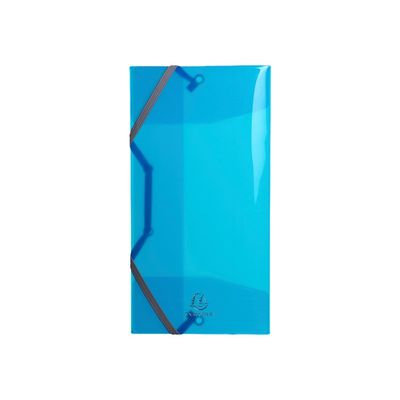 Exacompta Iderama PP - Chemise polypro à rabats - format chéquier 25 x 12 cm - disponible dans différentes couleurs