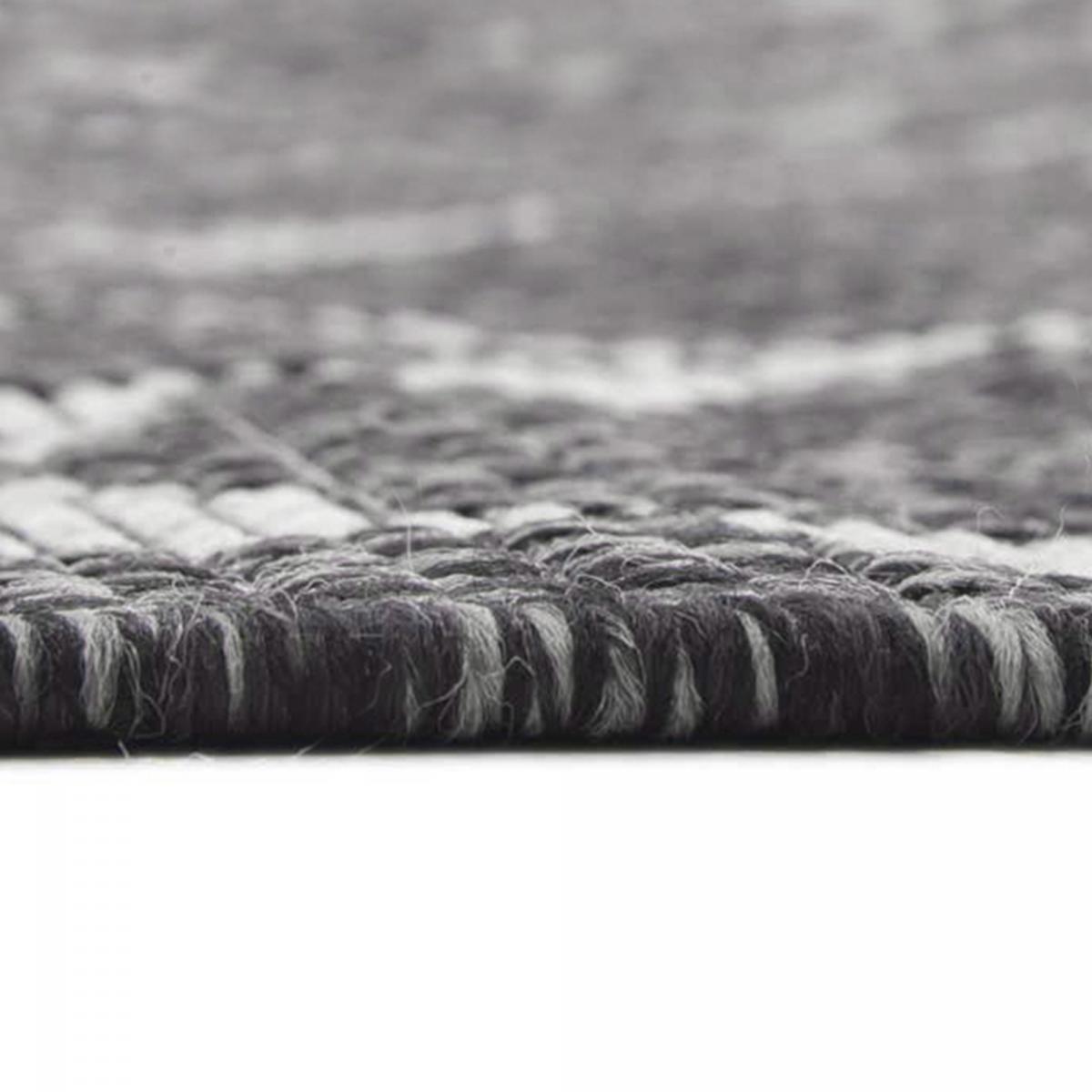 Tapis extérieur gris 70x140 cm