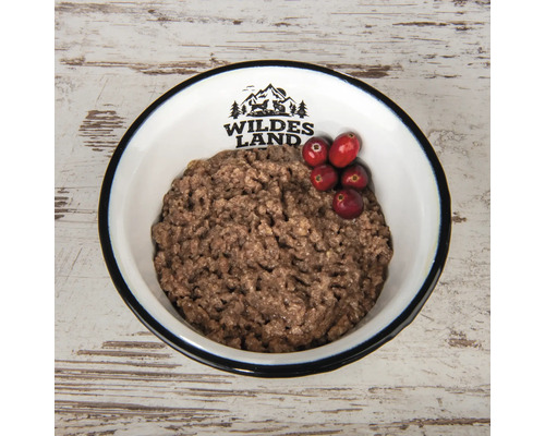 WILDES LAND Kip PURE natvoer voor katten met distelolie en waardevolle superfoods, graanvrij, glutenvrij, 200 g