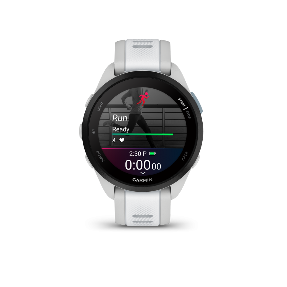 garmin forerunner 165 43 mm music gps pulsur 39 010 02863 31 mist grey