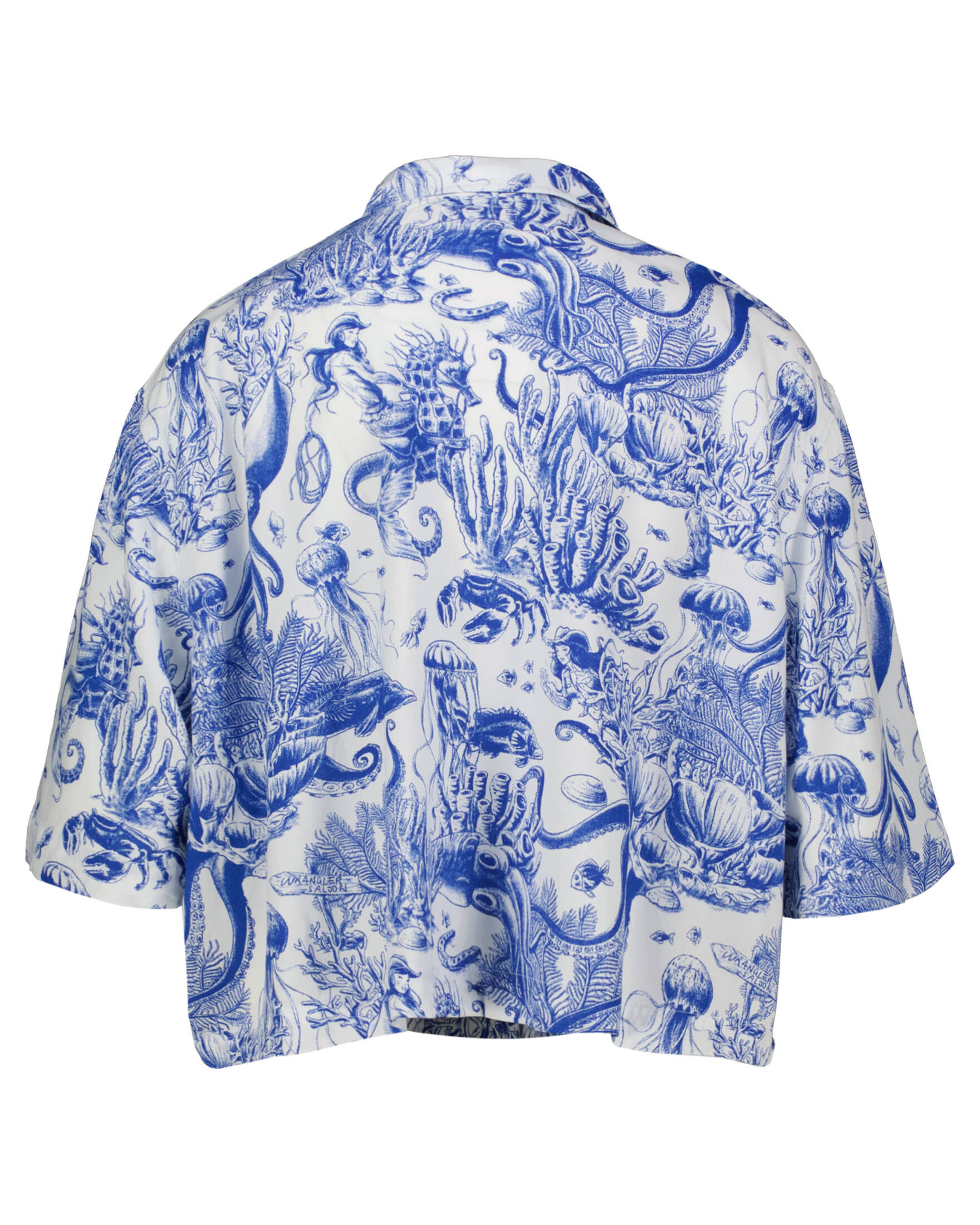 Wrangler| Damen Bluse LOUNGE SHIRT NAUTICAL BLUE