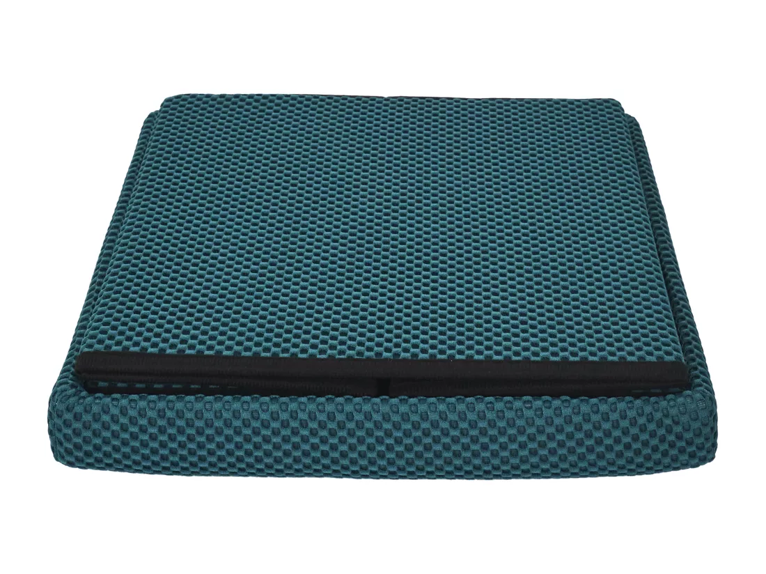 Coffre Pouf Pliable Atome Bleu
