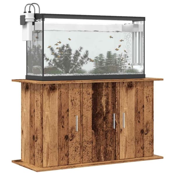 vidaXL Akvariumstativ gammelt tre 101x41x58 cm konstruert tre