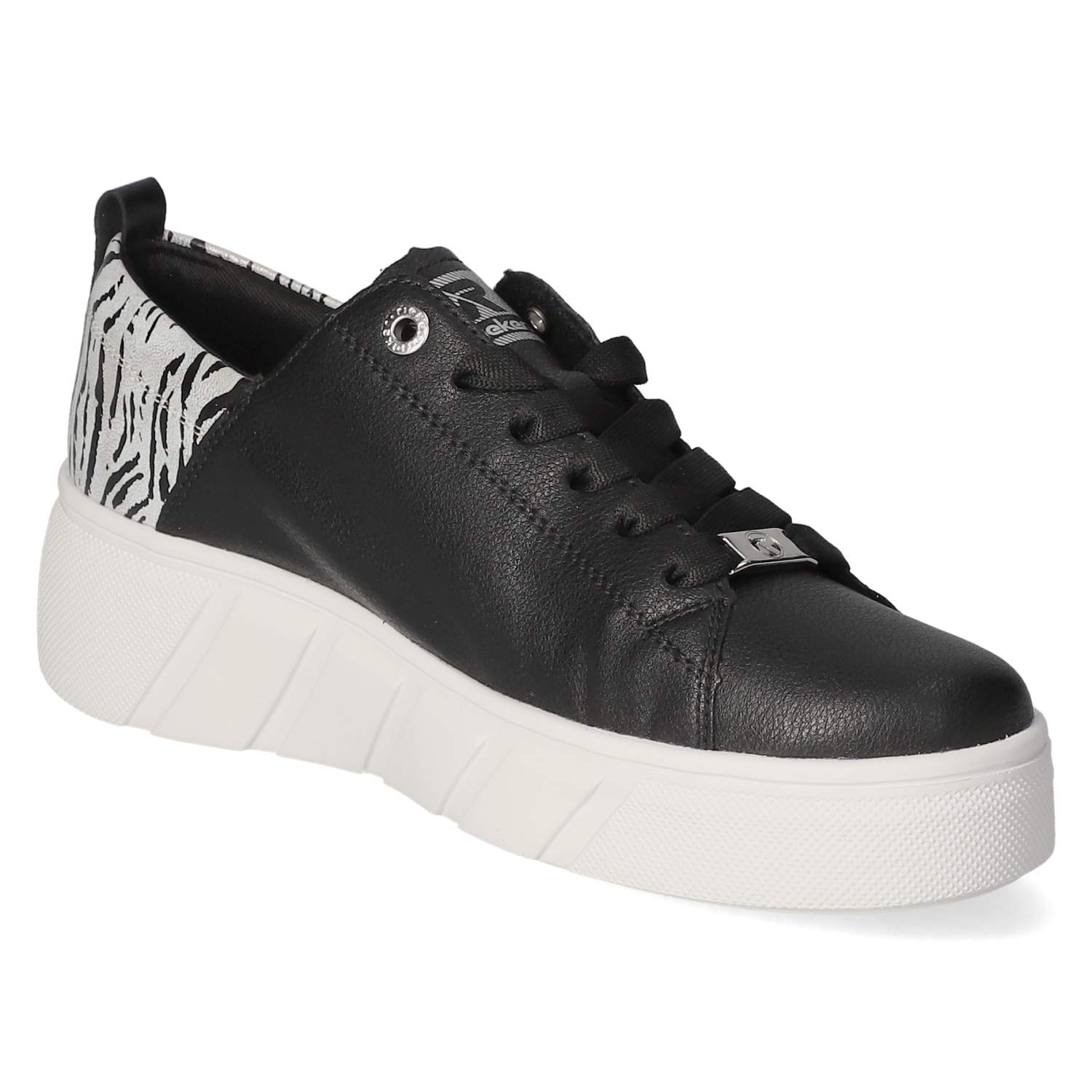 Rieker Low Sneaker - schwarz
