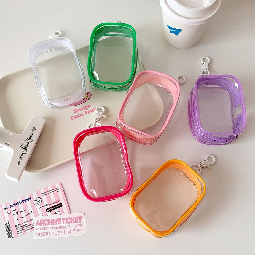 CaDarr - Transparante PVC-beeldjesdisplay Ita Bag Charm-sleutelhanger