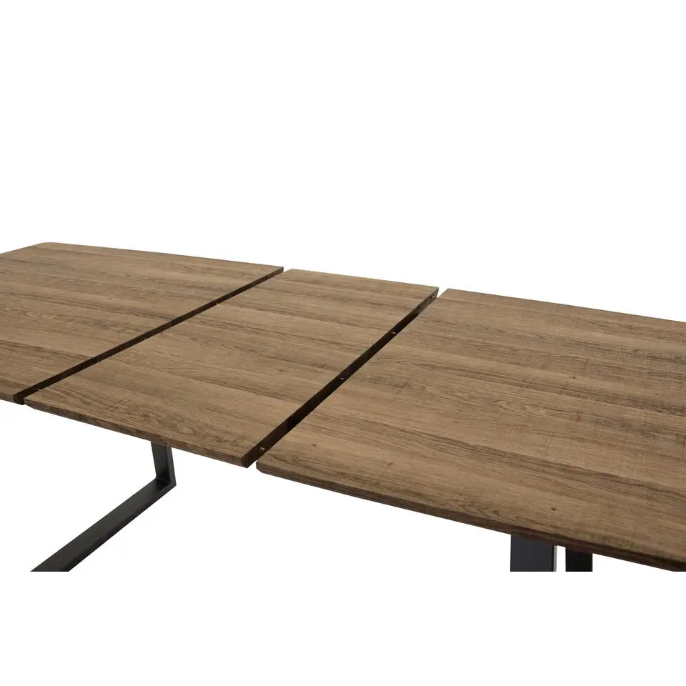 Eettafel Walnoot Hout Uitschuifbaar - 160x85x75cm - Inca
