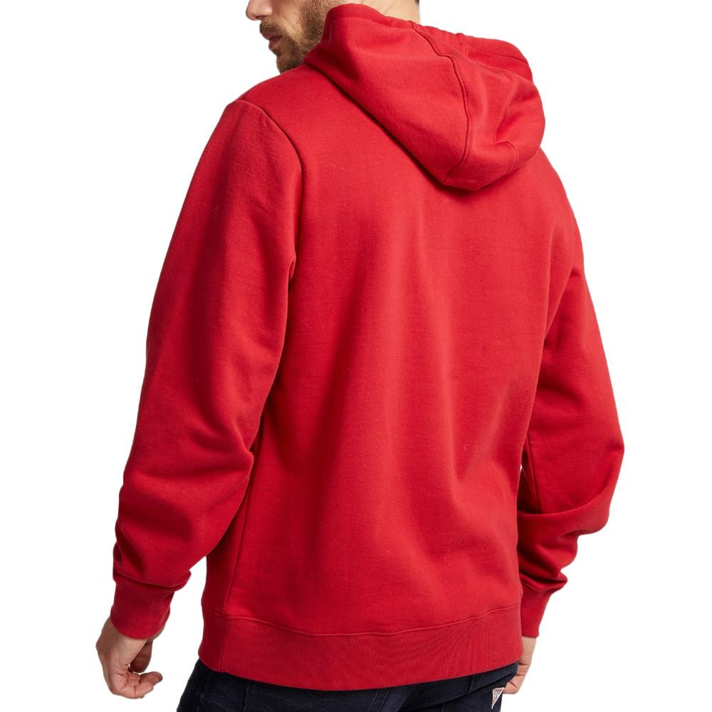 Guess Sweat à capuche Rouge Homme Guess Essential