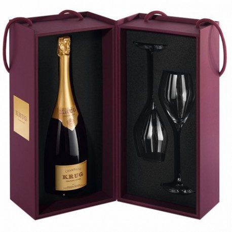 Champagne Krug - Grande Cuvée Edition S Coffret 2 Flutes - 0.75L