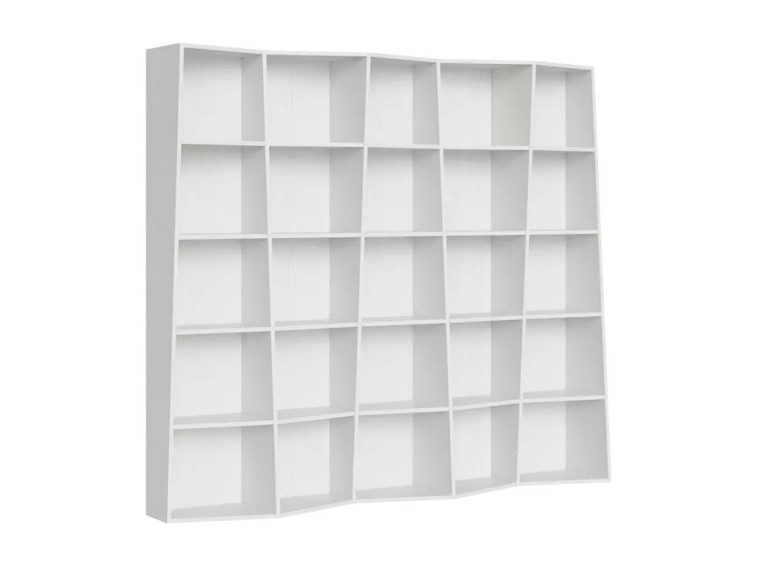 Bibliothèque moderne Trek 5 éléments frêne blanc