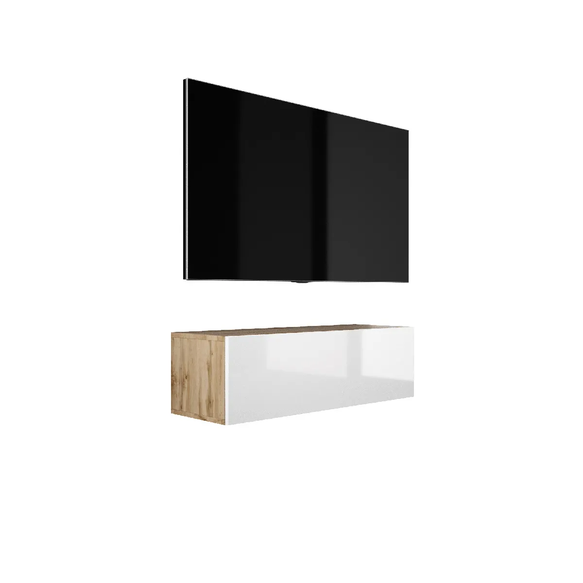 3xeliving Meuble TV suspendu