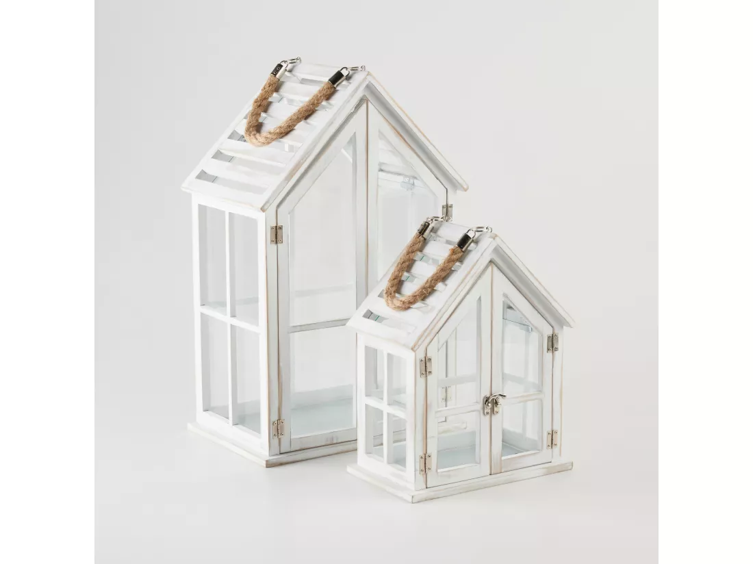 Lanterne Homesi Blanc Moyen 51.5 x 21.5 x 32