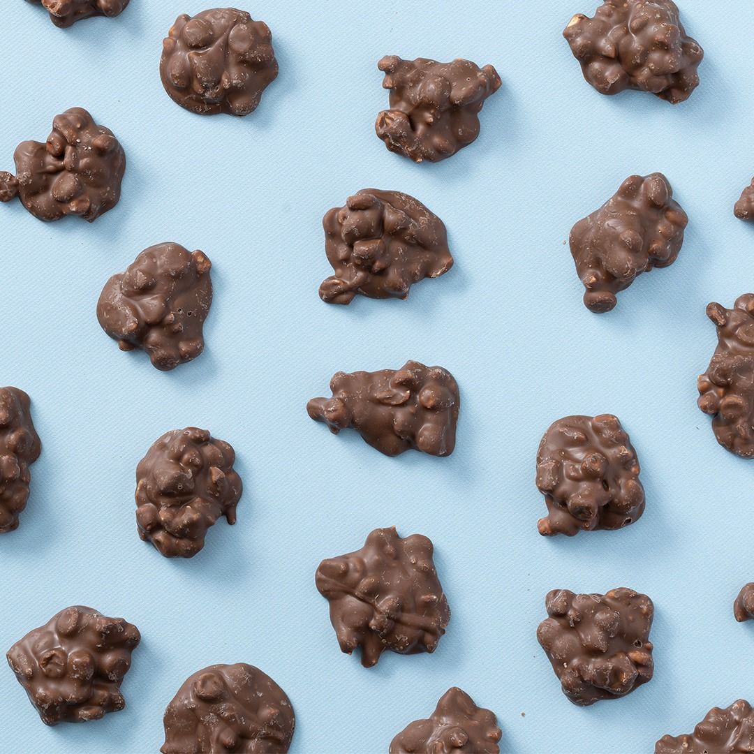 Ambachtelijke rocky road rotsjes melk