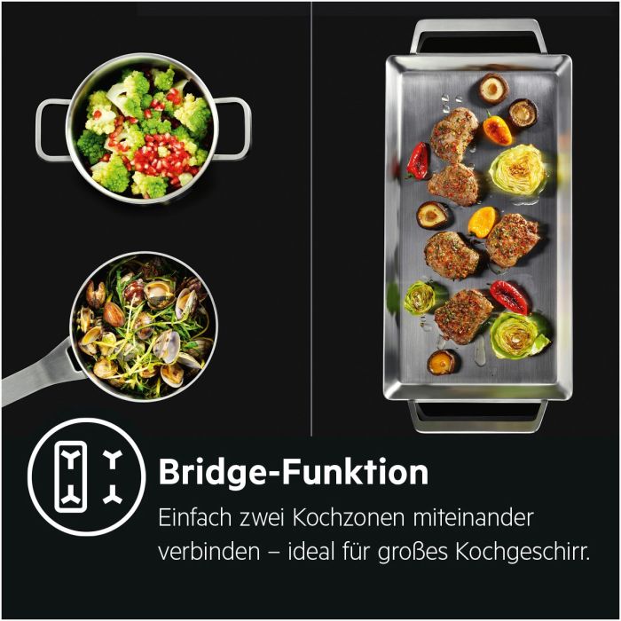 AEG Induktionskochfeld Serie 6000 MultiBridge IKS6445XXB