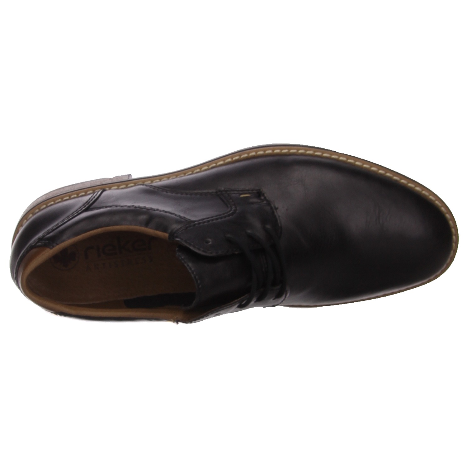 Rieker Schnürschuhe schwarz schwarz