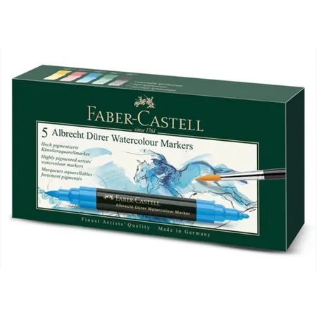 Faber-Castell Albrecht Dürer Watercolour Marker, 5er Etui