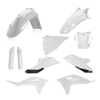 Kit plastiques Acerbis FULL KIT BLANC/NOIR - Blanc / Noir