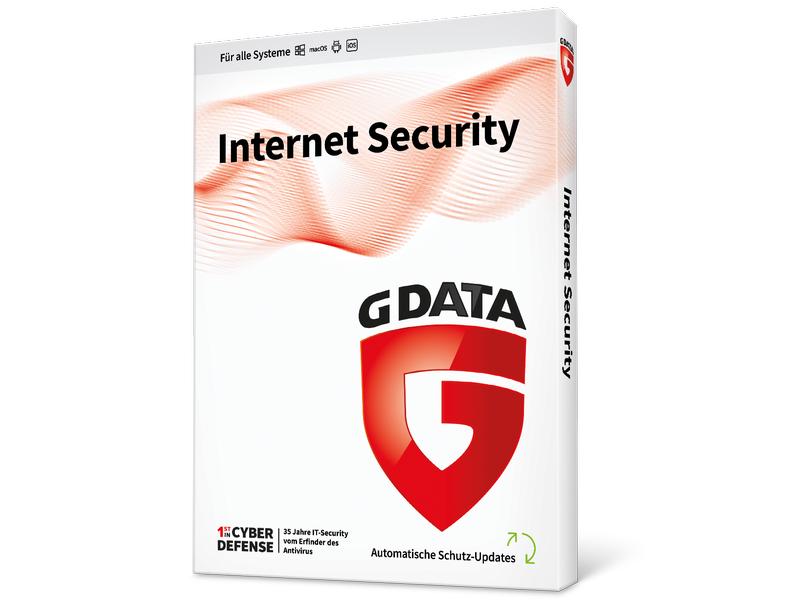 G DATA Internet Security Box, Vollversion, 3 PC Next Generation Cyber Security. Ihr starker Schutz im Internet – auf allen Geräten.