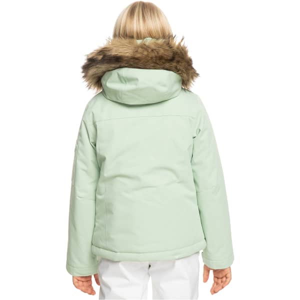 Veste de ski ROXY MEADE GIRL JK SNJT CAMEO GREEN