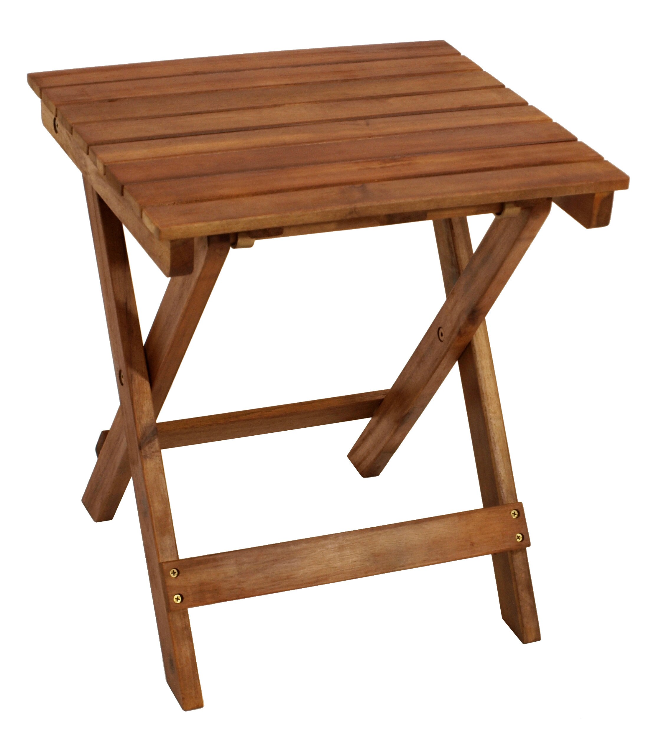 DEGAMO Klapp - Beistelltisch MONTERIA 38x43cm, Akazie geölt