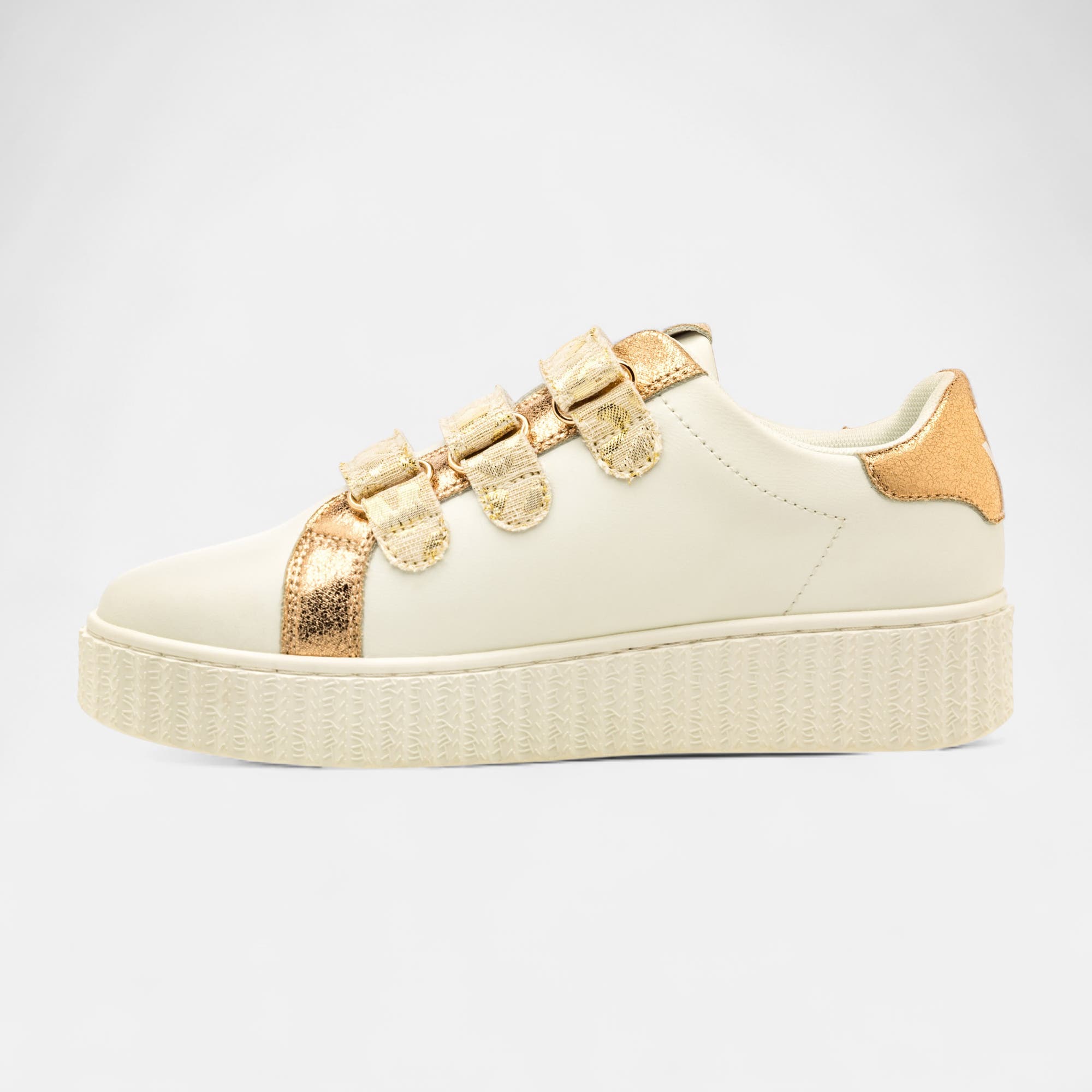Baskets basses Femme or