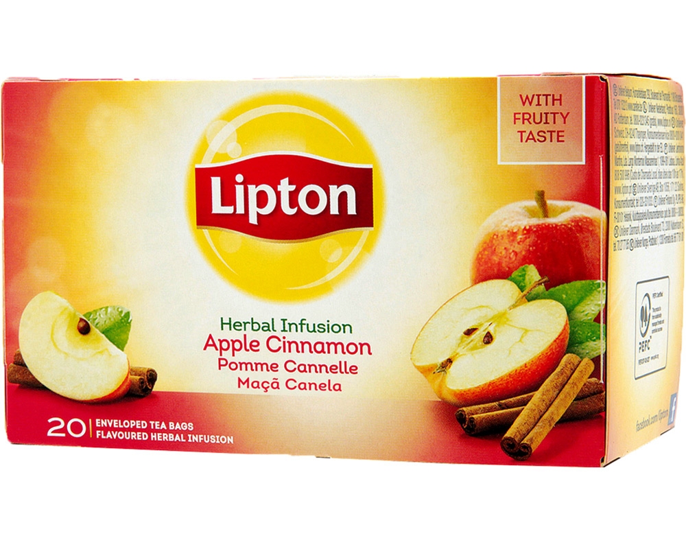 INFUSÃO LIPTON MAÇÃ E CANELA 20UN