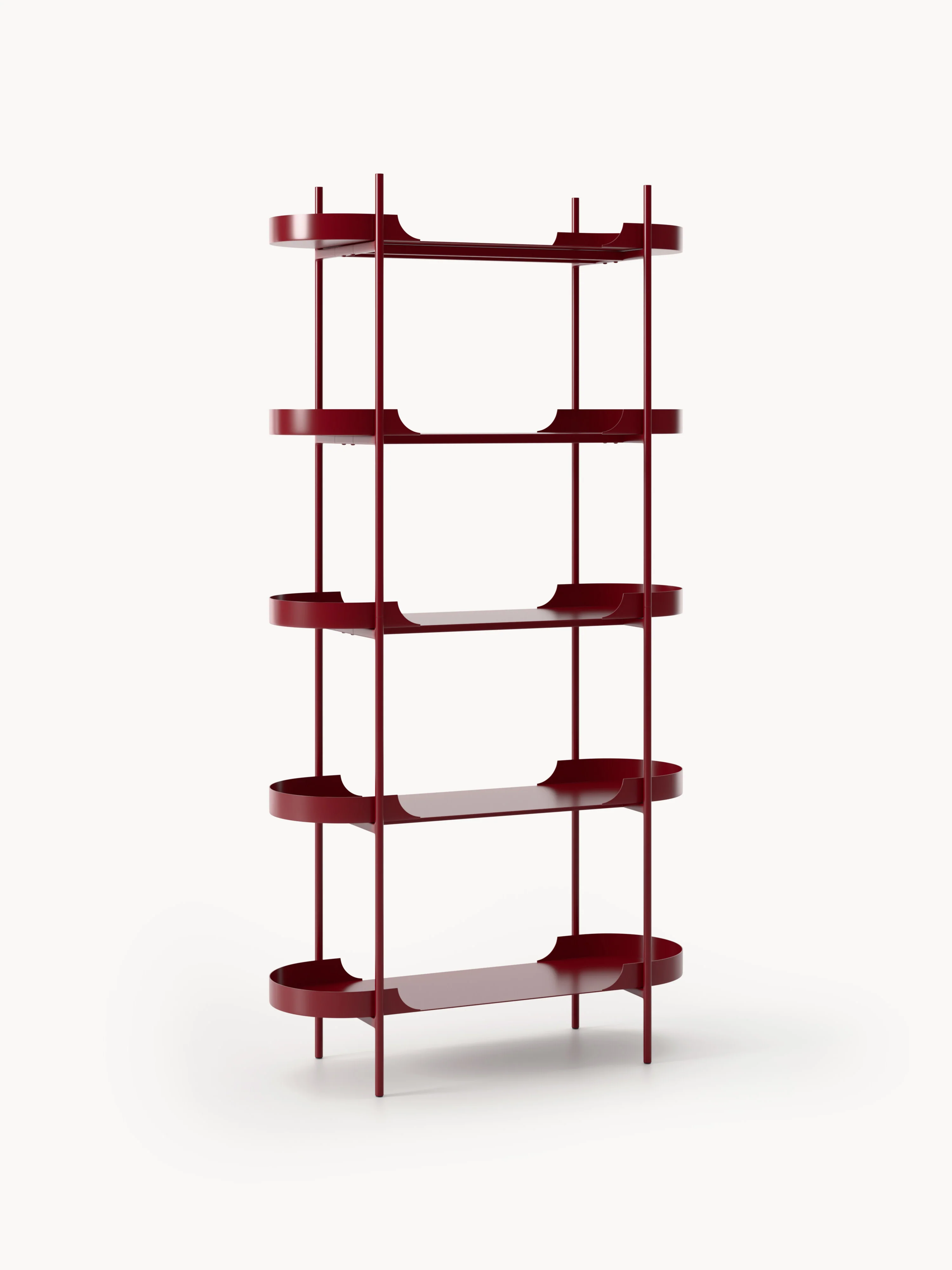 Hoog metalen wandrek Taru