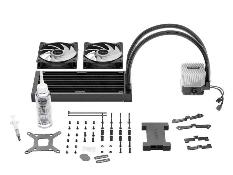 be quiet! Wasserkühlung Light Loop 240 mm Schwarz Leisutngsvoller und leiser Wasserkühler mit drei Lüfter