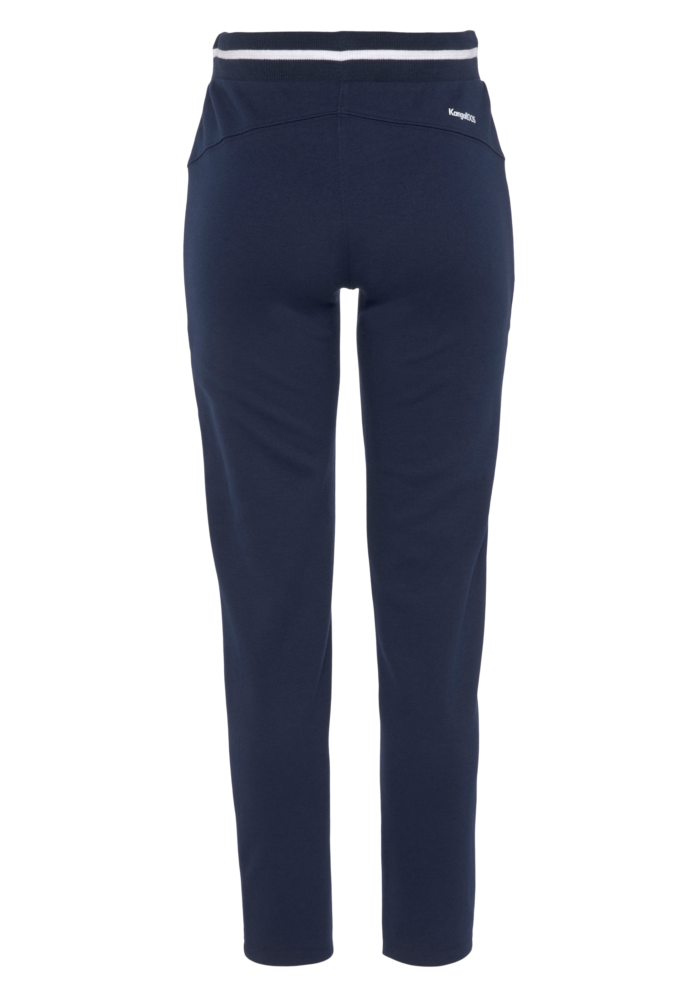KangaROOS Jerseyhose  mit Piqué-Struktur und Streifen-Detail