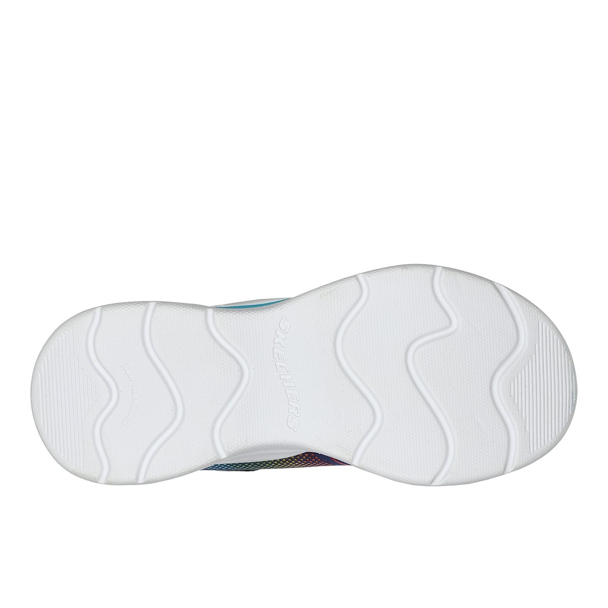 2X les points-Wavybeams-jg-Baskets - Talon plat - Marine Multi