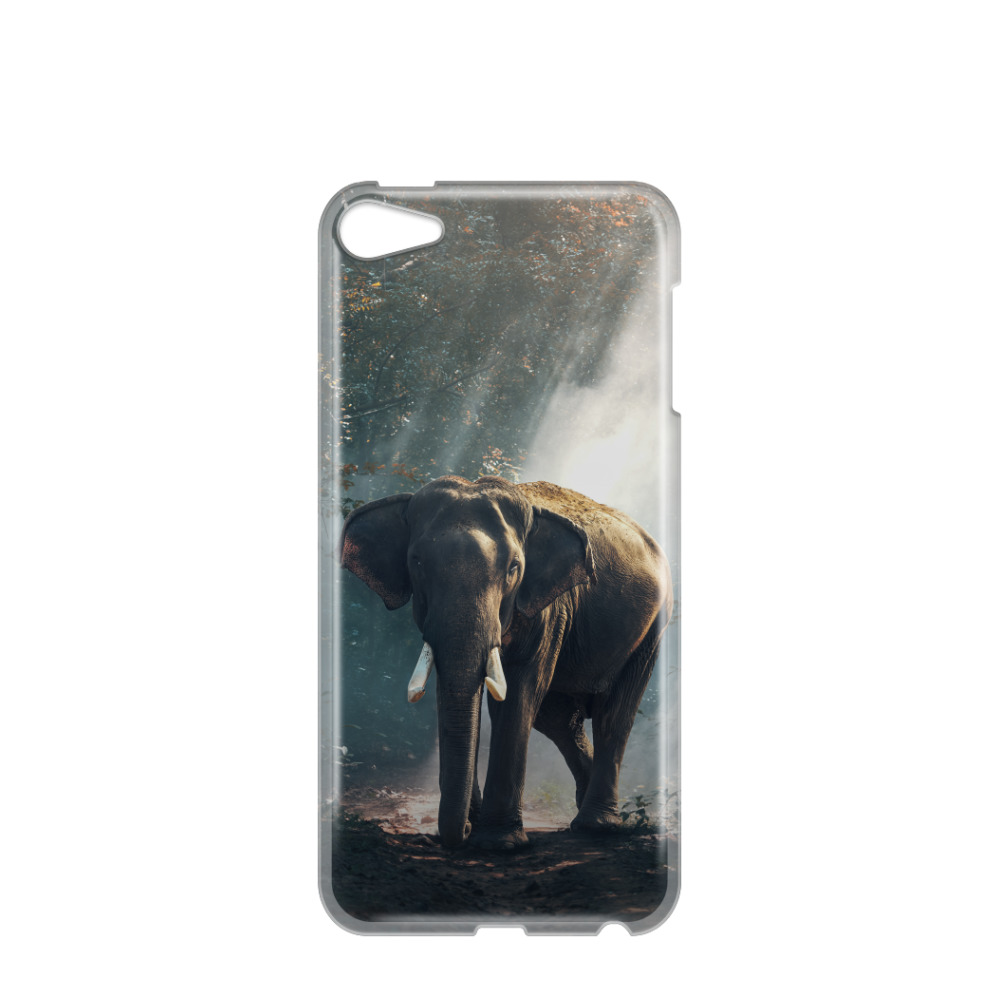 iPod Touch 7G Gummi Hülle Elefant 1 - Versch. Farben