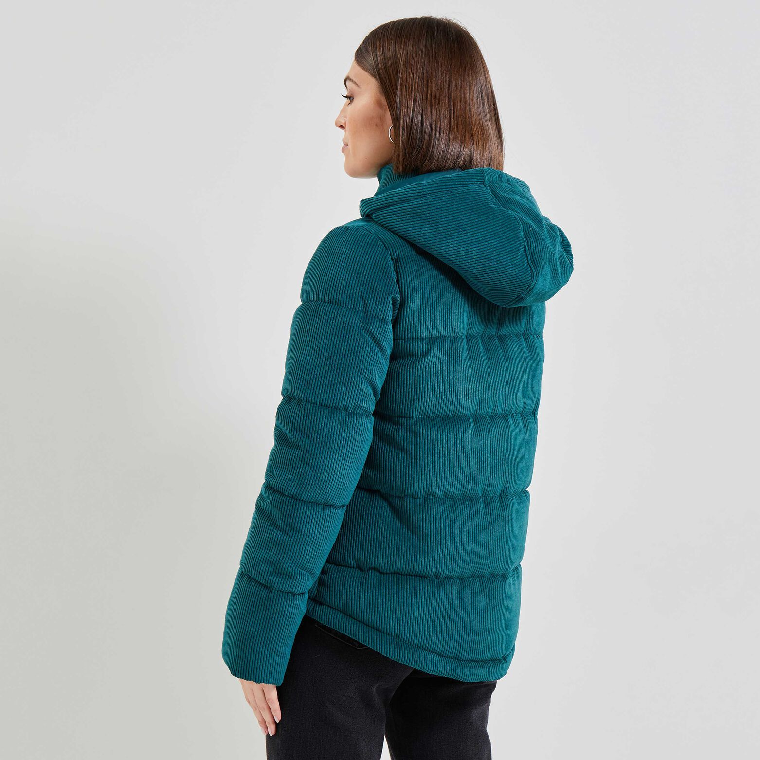 Doudoune velours femme