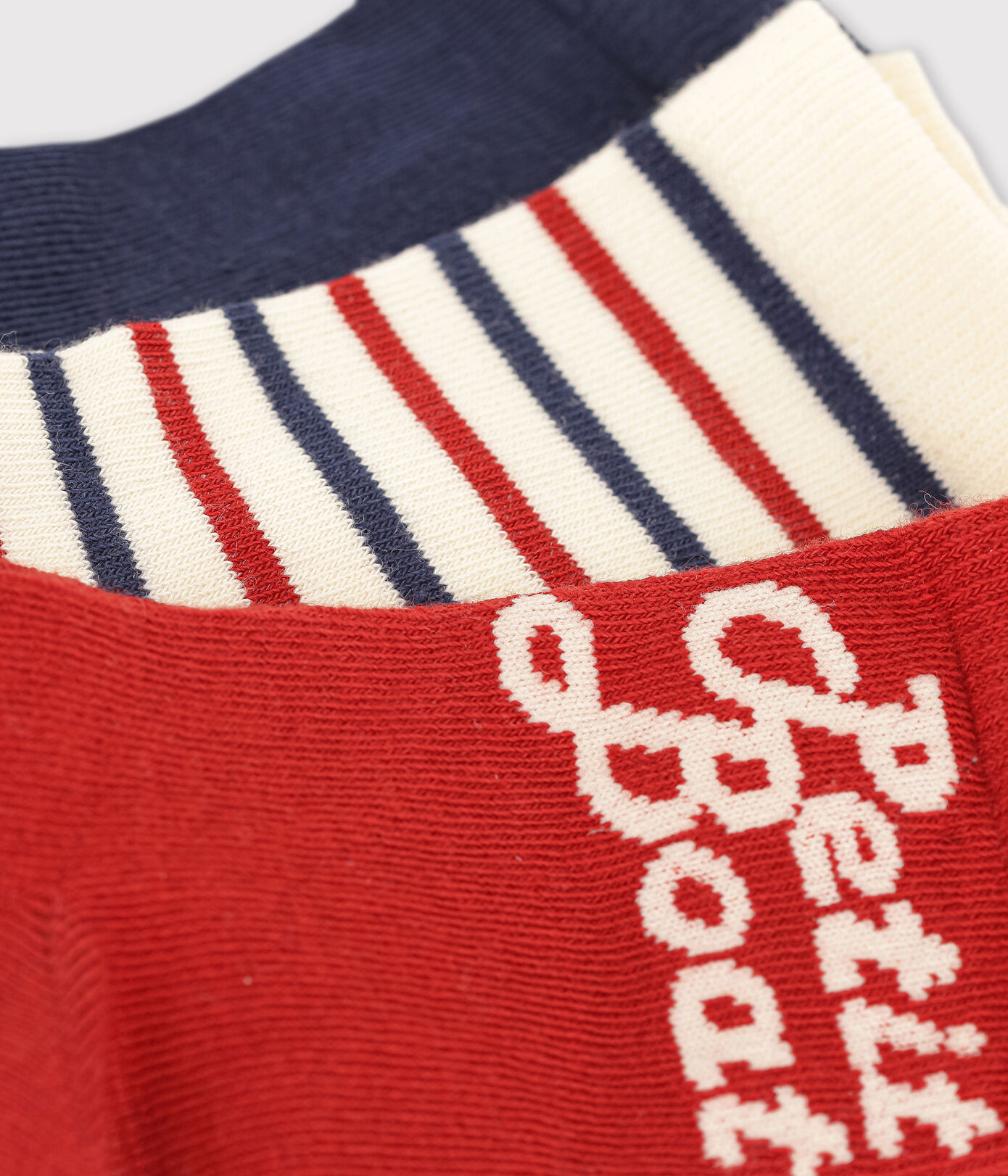 Lot de 3 paires de chaussettes enfant garçon-fille