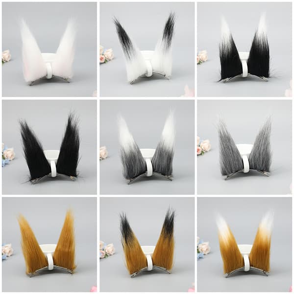 Fox Tail Plysj, kosete Fox Tail Cosplay-tilbehør