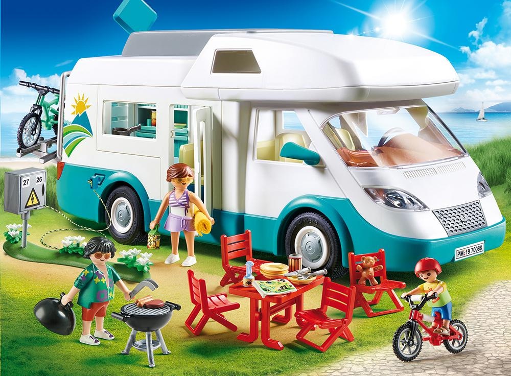 Playmobil® Konstruktions-Spielset »Familien-Wohnmobil (70088), Family Fun« Made in Europe