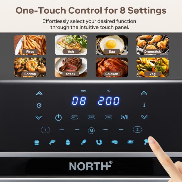 North airfryer 205004 (sort)