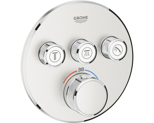 GROHE douchekraan met thermostaat GROHTHERM SMARTCONTROL supersteel mat 29121DC0