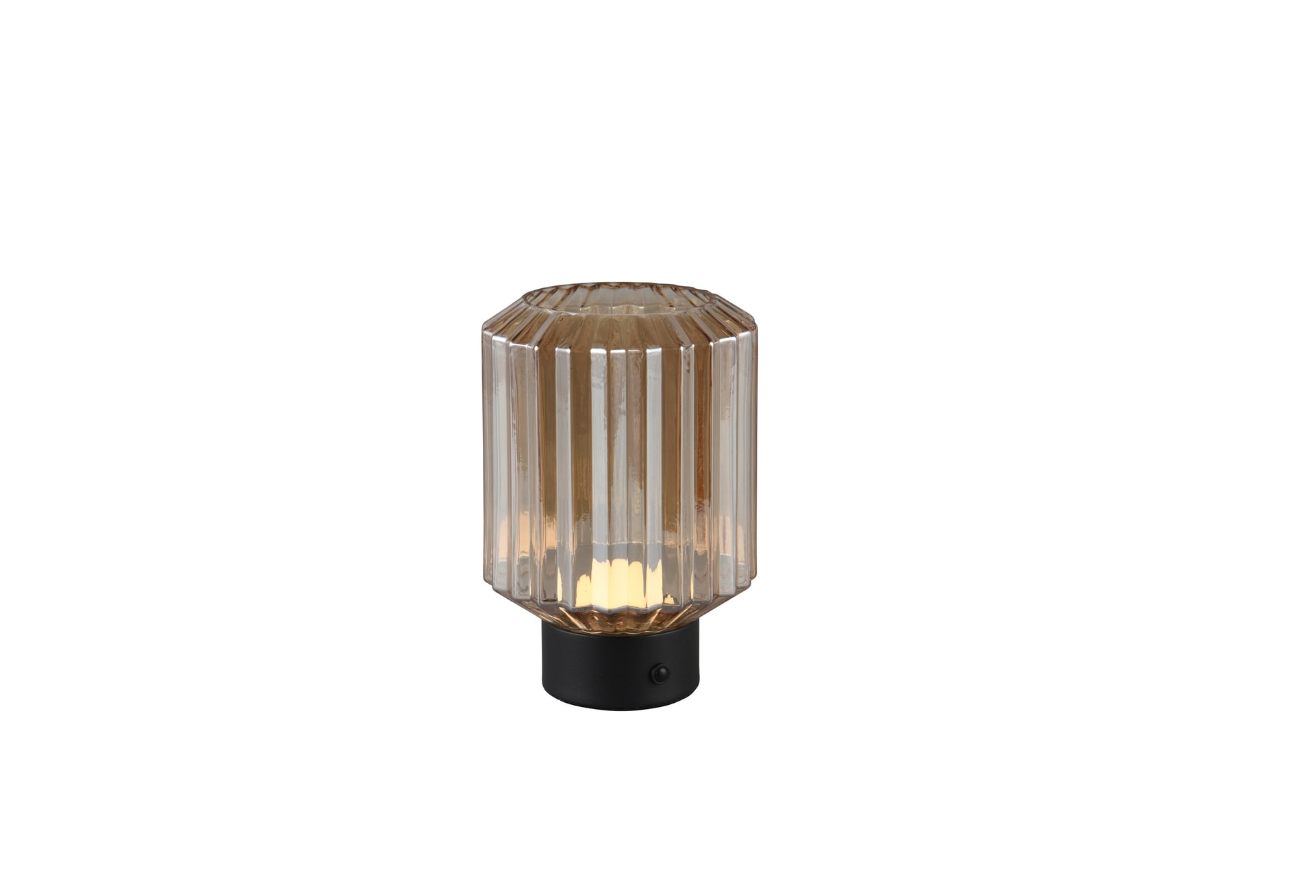 RL Akku LED Tischlampe LORD schwarz /amber