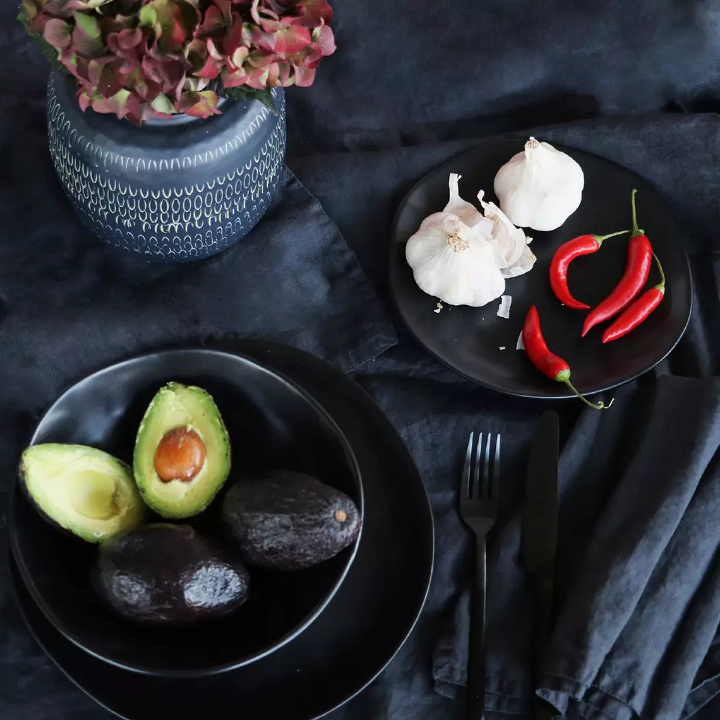 Frühstücksteller Organic Black