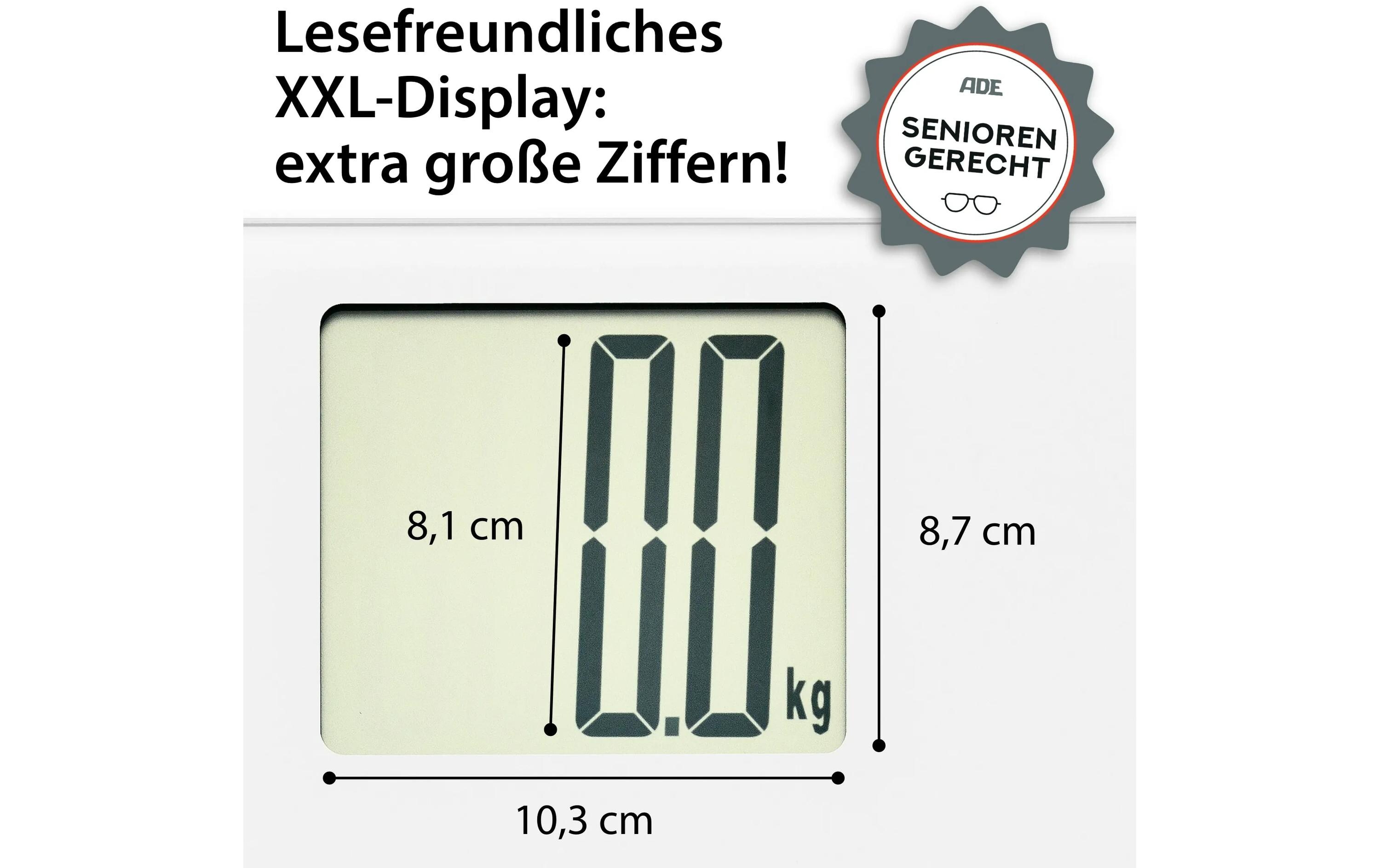 Personenwaage Katharina WeissDigitale Körperwaage mit XXL Display