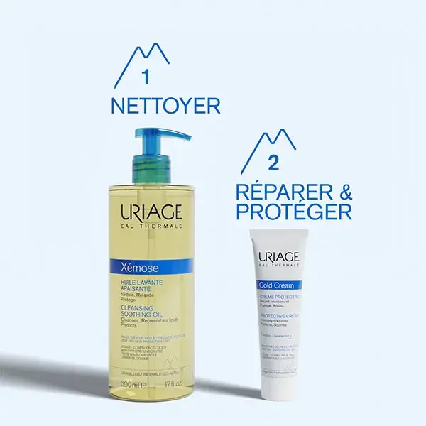 Creme Protetor Uriage Cold Cream para Pele Seca e Sensível 100ml